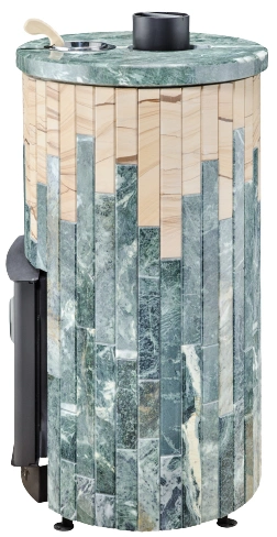 Печь для бани Ферингер Уют-18 ПФ «Змеевик + Окаменевшее дерево» - 2