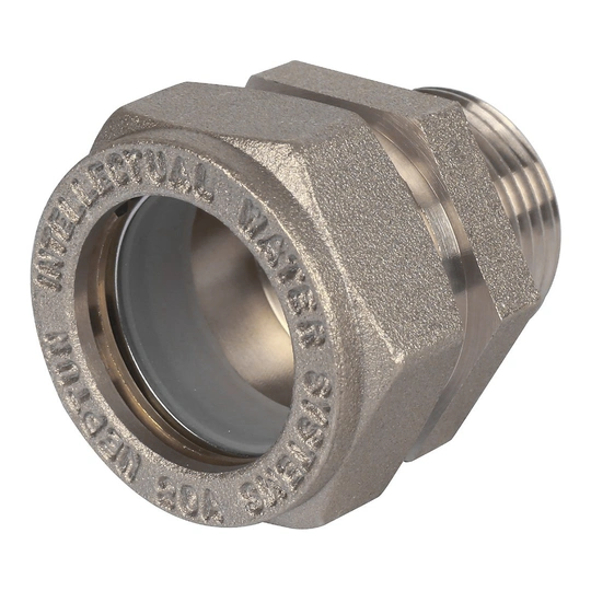 Муфта латунная IWS (M) 20 х 3/4" EF наружная резьба - 2