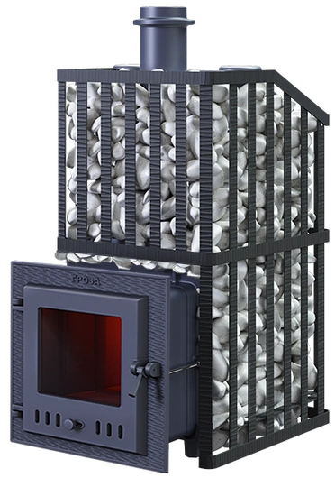Чугунная печь для бани Гроза 24 (М) Ураган - 1