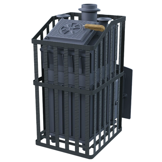 Чугунная печь для бани Гроза 24 (П2) Ураган - 2