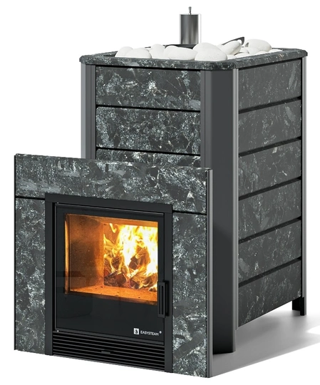 Печь для бани EASYSTEAM Ялта 35/2024 в облицовке из камня - 2