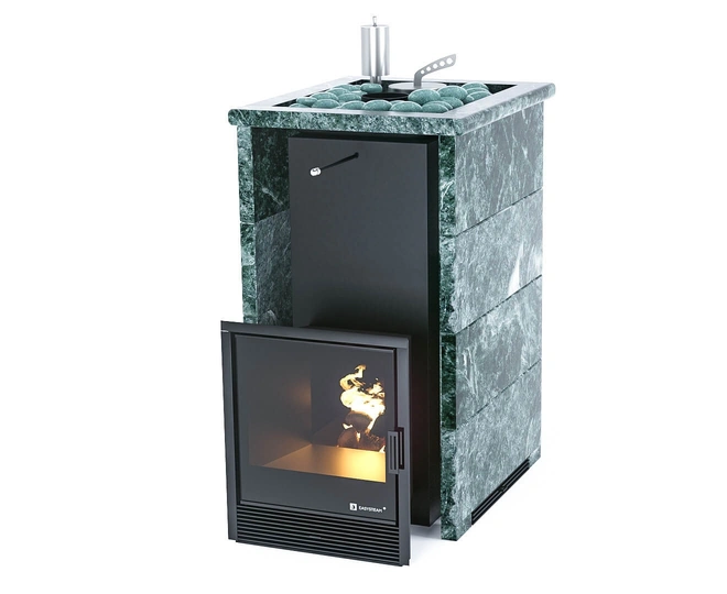 Печь для бани Сочи в трехстороннем кожухе с открытым верхом EASYSTEAM - 3