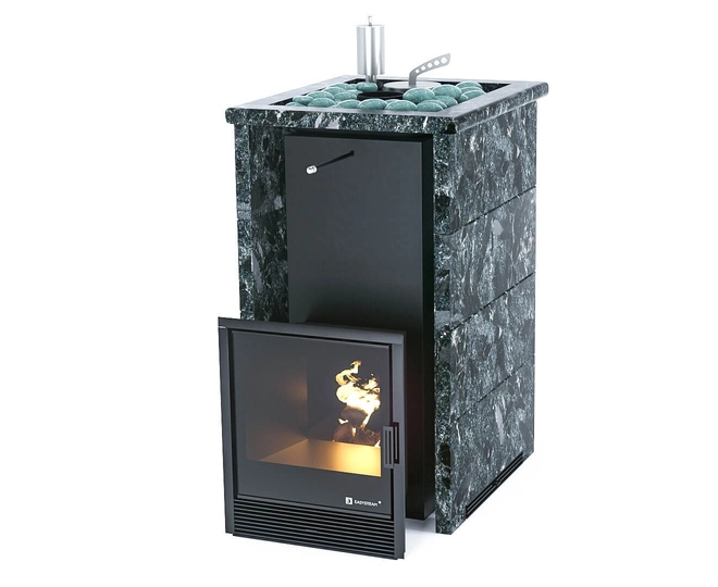 Печь для бани Сочи в трехстороннем кожухе с открытым верхом EASYSTEAM - 2
