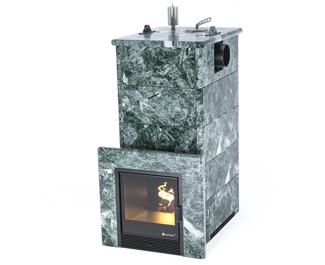 Печь для бани Геленджик в кожухе с боковым подключением EASYSTEAM - 3