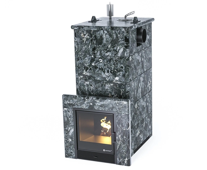 Печь для бани Геленджик в кожухе с боковым подключением EASYSTEAM - 2