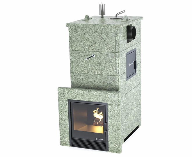 Печь для бани Геленджик М2 в кожухе с боковым подключением EASYSTEAM - 1