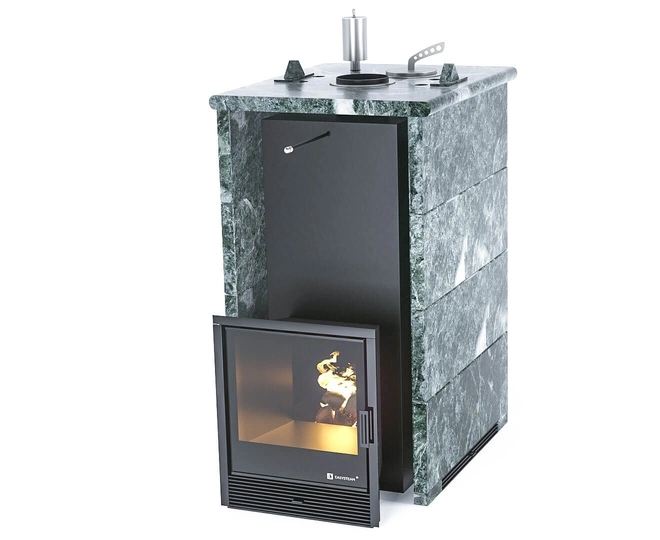 Печь для бани Геленджик в трехстороннем кожухе EASYSTEAM - 3
