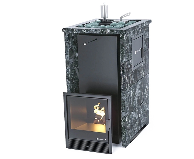 Печь для бани Геленджик М2 в трехстороннем кожухе с открытым верхом EASYSTEAM - 2