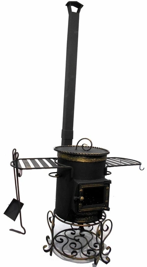 Печь ЛЮКС под казан 20 л, сталь 5 мм - 1