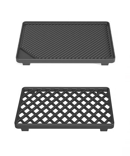 Плита чугунная "ГРИЛЬ","СТЕЙК" с подставкой - 2