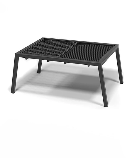 Плита чугунная "ГРИЛЬ","СТЕЙК" с подставкой - 1