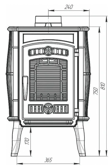 Печь-камин "Маэстро" - 3