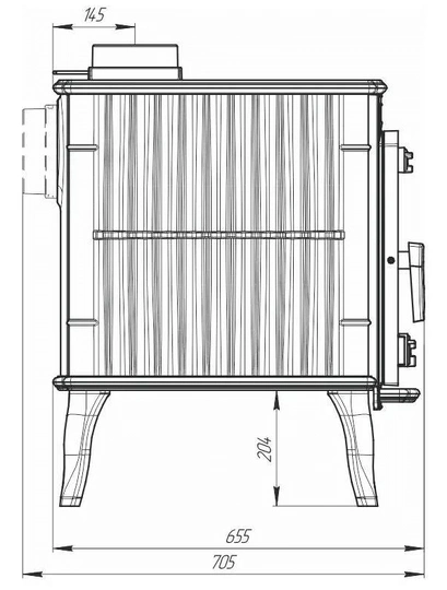 Печь-камин "Маэстро" - 2