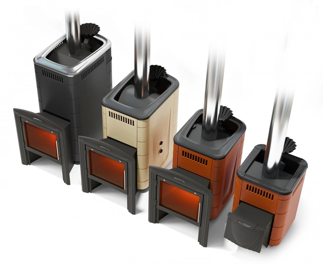 Печь для бани Термофор Гейзер 2014 Inox ДН КТК ЗК антрацит - 1