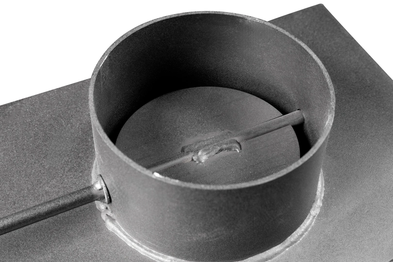 Каминная топка Экокамин Альфа 700-150 B черный шамот - 8