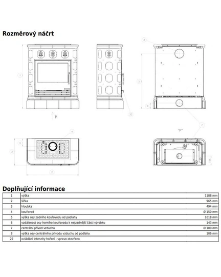 Печь-камин Skotia - 2