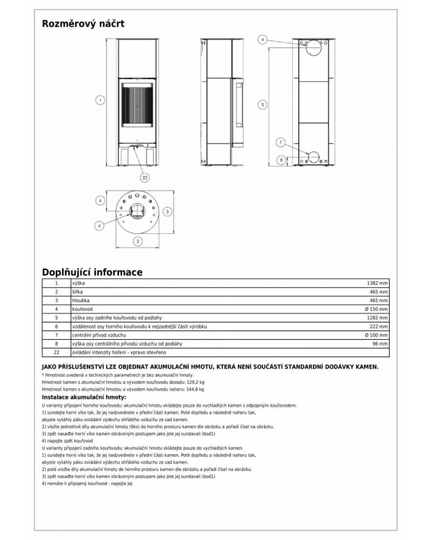 Печь-камин Alkmaar I - 1