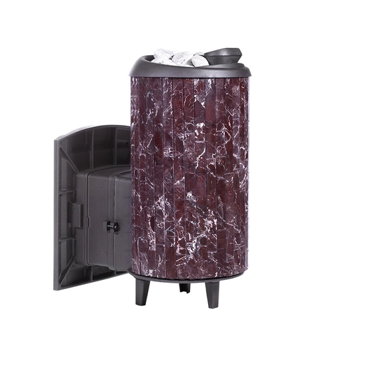 Печь банная "Атмосфера XL" в ламелях "Россо Леванто" наборный рисунок - 9