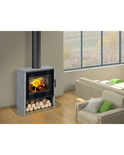 Печь-камин ROMOTOP ALEDO камень - 1