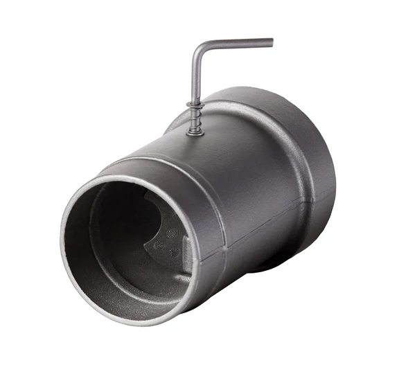 Стартовый дымоход Prometall 115-136 с шибером - 1