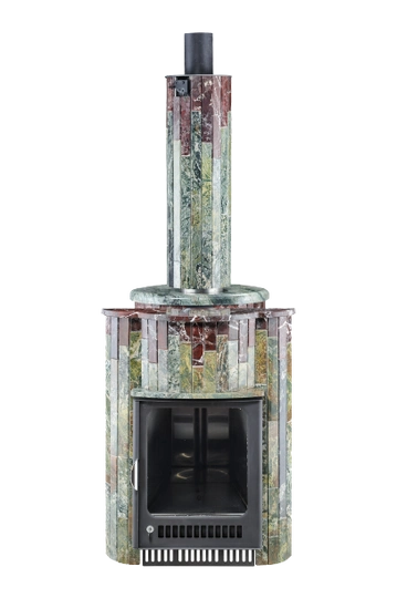 Дымоход-конвектор Ферингер "Жадеит + Россо Леванте" - 3