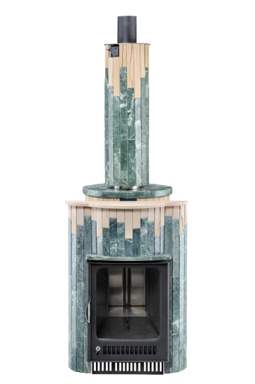 Дымоход-регистр Ферингер "Змеевик + Окаменевшее дерево" - 3