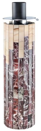 Дымоход-регистр Ферингер "Россо Леванте + Окаменевшее дерево" - 1