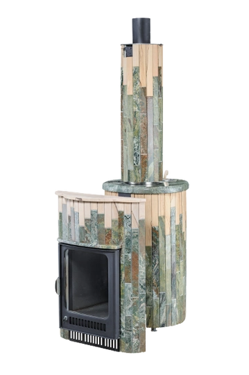 Дымоход-регистр Ферингер "Жадеит + Окаменевшее дерево" - 2