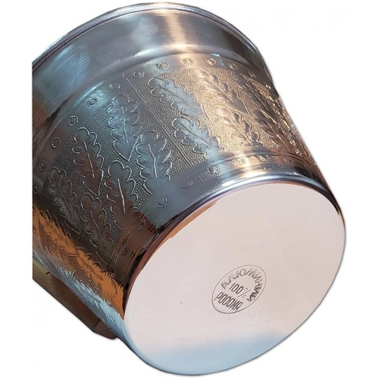 Ушат алюминий с тиснением (3л, 5л) - 2