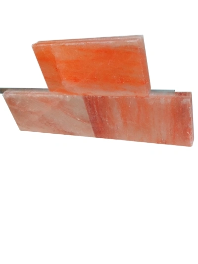 Кирпич из гималайской соли с пазом для монтажа, шлифованный 200х100х25 - 3