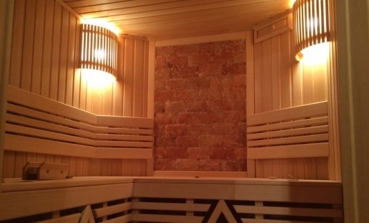 Кирпич из гималайской соли с пазом для монтажа, шлифованный 200х100х50 - 2