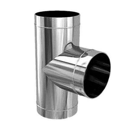 Тройник одностенный 90° Феролайф (430/1мм) ф150 - 1