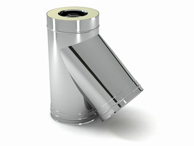 Сэндвич-тройник 45° Феролайф (304/1мм) ф115 х 215 - 1