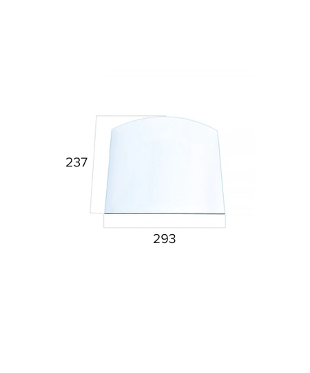 Стекло огнеупорное Robax Везувий 280 (0,237х0,293) - 1