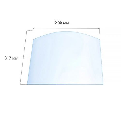 Стекло огнеупорное Robax Везувий 205 (0,317х0,365) Арка - 1