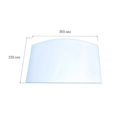 Стекло огнеупорное Robax Везувий 222 (0,365х0,235) Арка - 1