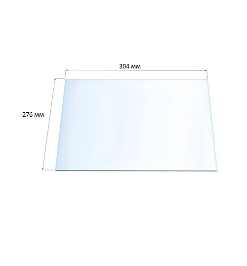 Стекло огнеупорное Robax МЕТА-БЕЛ Ангара (0,304х0,276) - 1