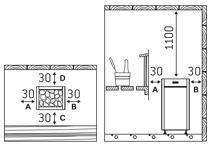 Печь для бани Harvia Virta HL90 Black - 1