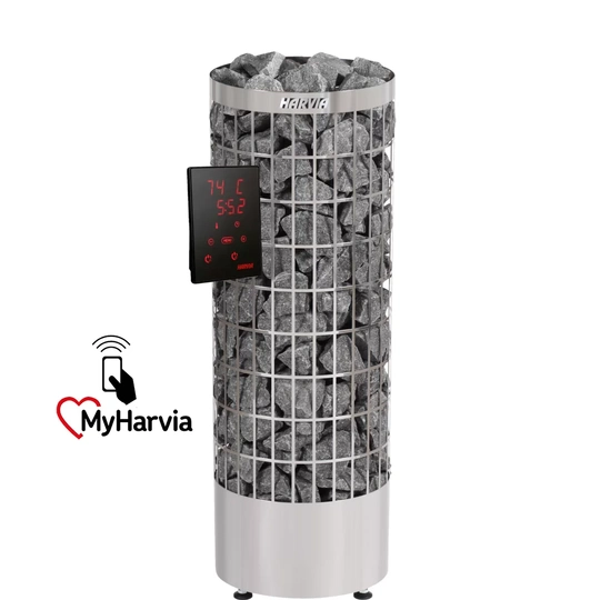 Печь для бани Harvia Cilindro PC90XW WiFi steel - 1