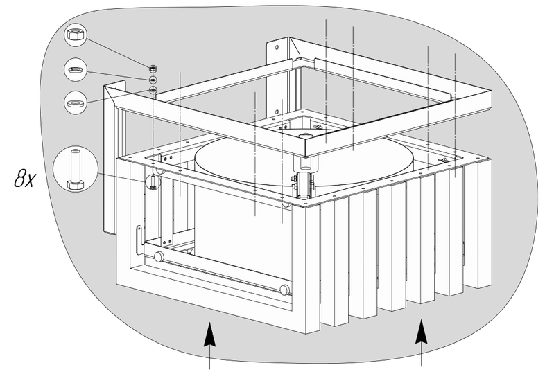 Стеновой кронштейн для бани и сауны Sangens Oblivion Bracket (Сангенс Стеновой кронштейн) - 1