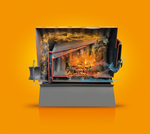 ОТОПИТЕЛЬНО-ВАРОЧНАЯ ПЕЧЬ BULIK 400 PLUS СТЕКЛО - 1