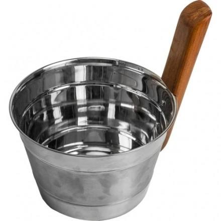 Бадья из нержавеющей стали 4л Банные штучки - 1