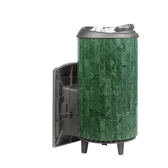 Печь банная "Атмосфера XL КТТ" в ламелях "Верде Гватемала" наборный рисунок - 5