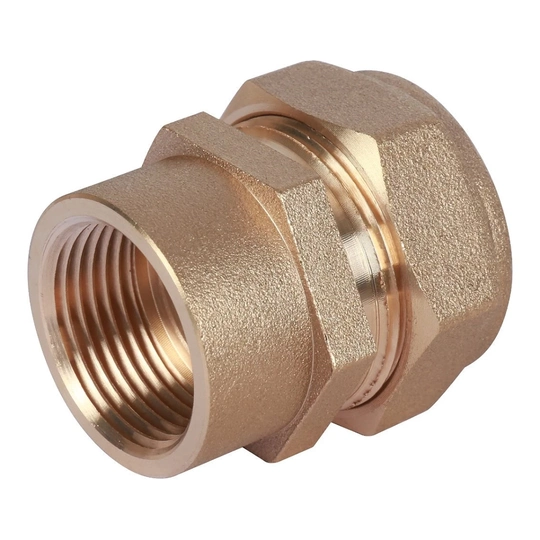 Муфта латунная IWS (F) 15 х 1/2" EF внутренняя резьба - 4