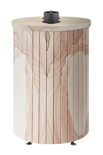 Печь для бани Ферингер УЮТ-25 ПФ «Окаменевшее дерево» перенесенный рисунок - 1