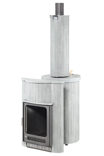 Печь для бани Ферингер Макси ПФ «Серый велюр» наборный - 4