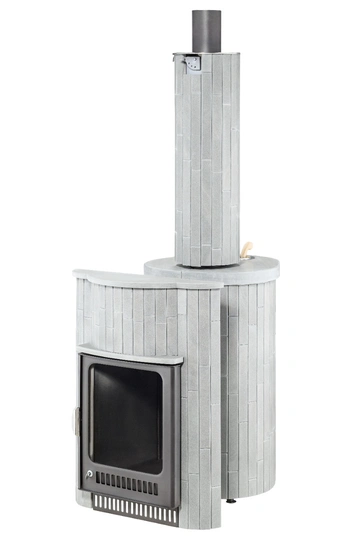 Дымоход конвектор Ферингер "Серый Велюр" наборный - 1