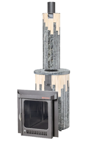 Дымоход-регистр Ферингер "Пироксенит + Окаменевшее дерево" - 1