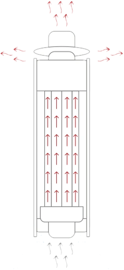 Дымоход-конвектор Ферингер в кожухе "Дуб" - 6