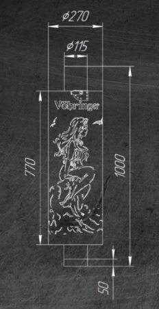 Дымоход-конвектор Ферингер в кожухе "Шайка-Лейка" - 5